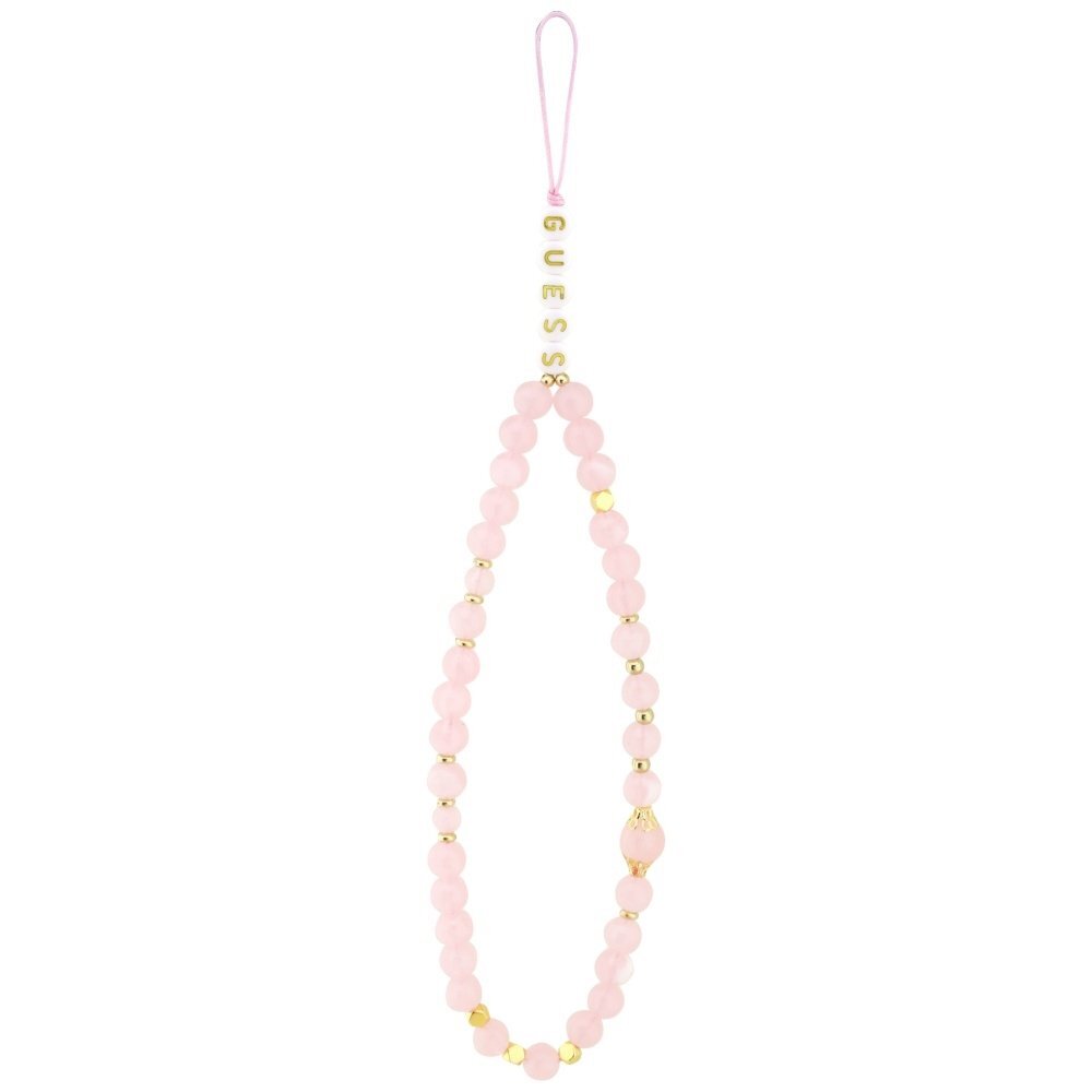 iPhone 17 Pro Max dėklas Guess 4G Strap 4G Classic Logo – rožinis 1