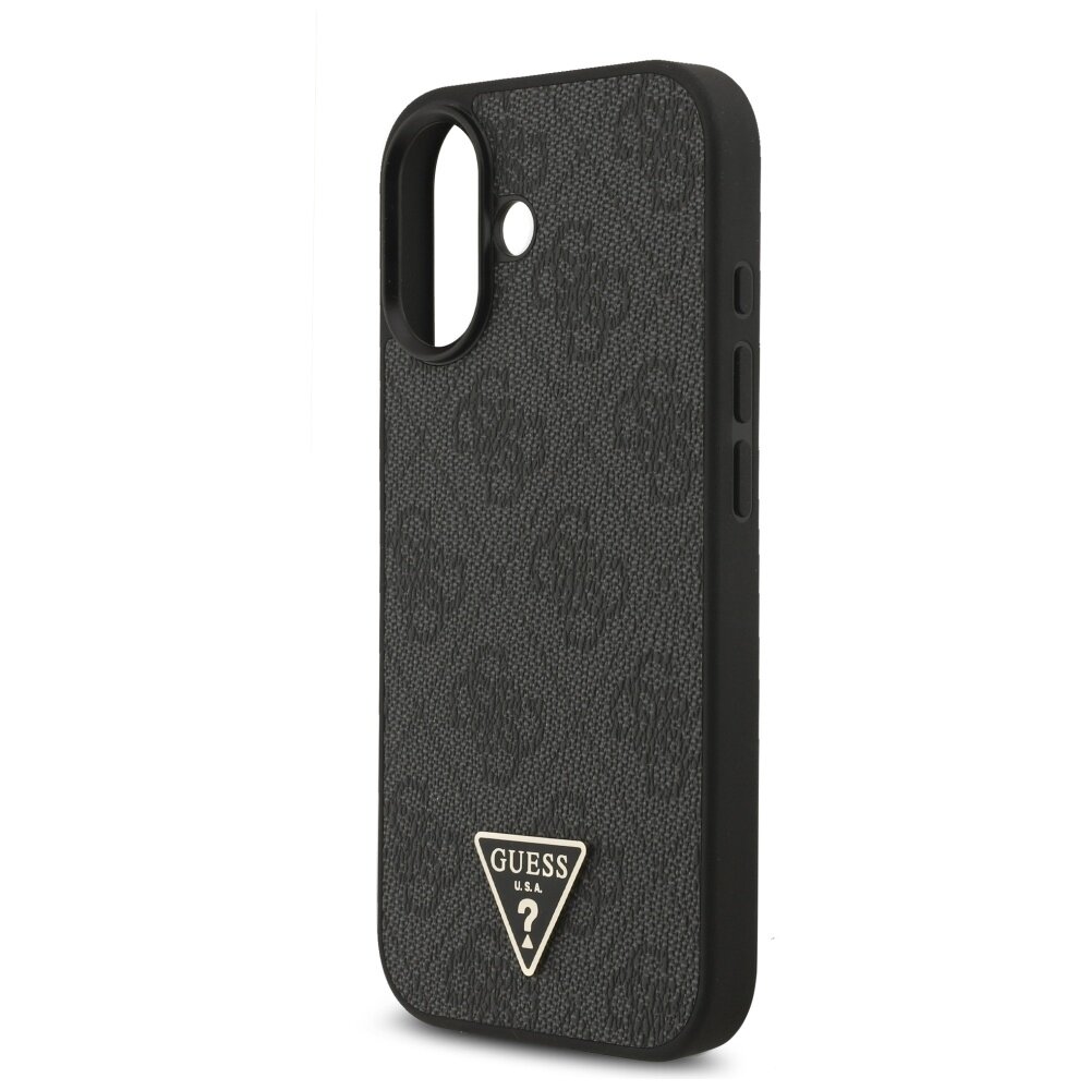iPhone 17 Guess 4G Strap Triangle Logo MagSafe dėklas – juodas 5 iPhone 17 Guess 4G Strap Triangle Logo MagSafe dėklas – juodas 5