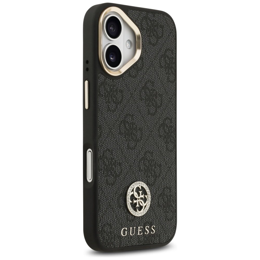 iPhone 17 dėklas Guess 4G Strass Logo, MagSafe – juodas 3