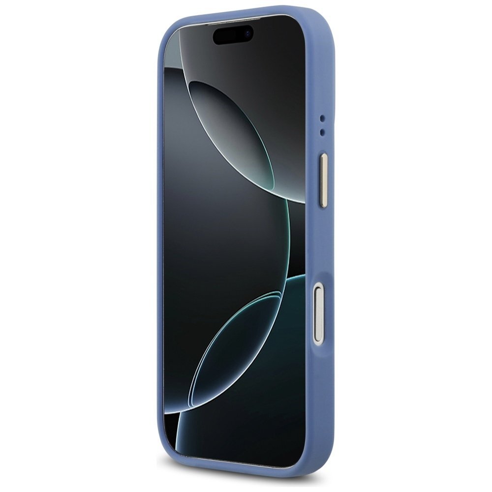 iPhone 17 Pro dėklas Guess 4G Strass Logo, MagSafe – mėlynas 4 iPhone 17 Pro dėklas Guess 4G Strass Logo, MagSafe – mėlynas 4