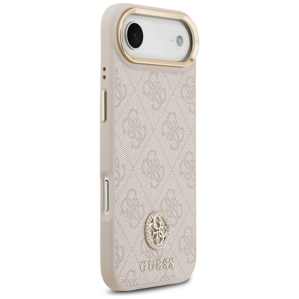 iPhone Air Guess 4G Strass Logo MagSafe dėklas – rožinis 3 iPhone Air Guess 4G Strass Logo MagSafe dėklas – rožinis 3