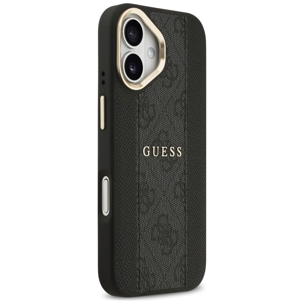 iPhone 17 Guess 4G Stripe MagSafe dėklas – juodas 3