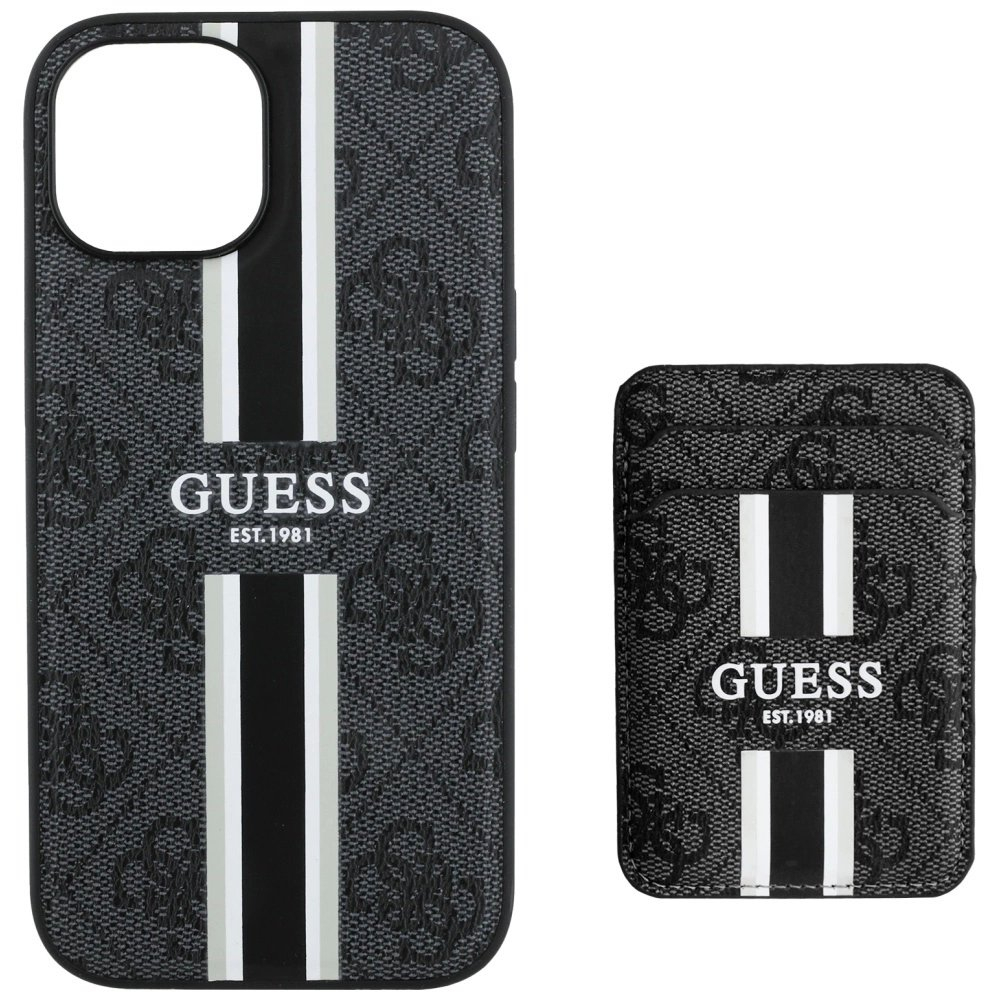 Guess 4G Stripes Dėklas with Magsafe Piniginės tipo skirtas iPhone 15 Juodas 3 Guess 4G Stripes Dėklas with Magsafe Piniginės tipo skirtas iPhone 15 Juodas 3