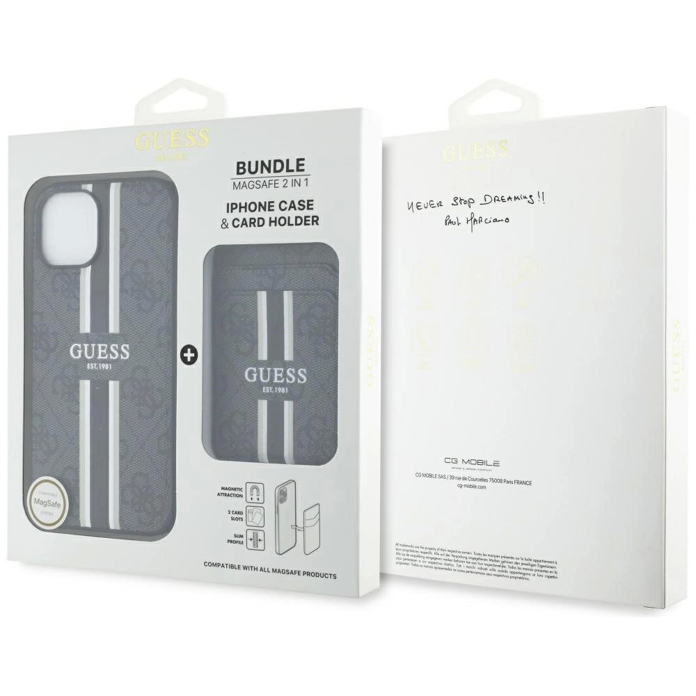 Guess 4G Stripes Dėklas with Magsafe Piniginės tipo skirtas iPhone 15 Juodas 5 Guess 4G Stripes Dėklas with Magsafe Piniginės tipo skirtas iPhone 15 Juodas 5