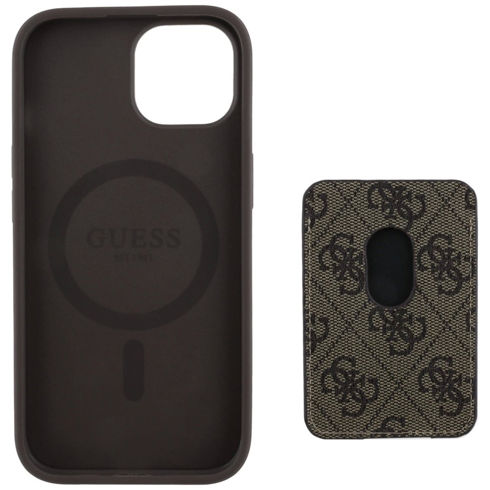 Guess 4G Stripes Dėklas with Magsafe Piniginės tipo skirtas iPhone 15 Rudas 4 Guess 4G Stripes Dėklas with Magsafe Piniginės tipo skirtas iPhone 15 Rudas 4