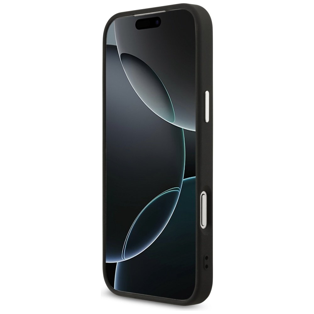 iPhone 17 Pro Max Guess 4G Triangle Logo MagSafe dėklas – juodas 4 iPhone 17 Pro Max Guess 4G Triangle Logo MagSafe dėklas – juodas 4