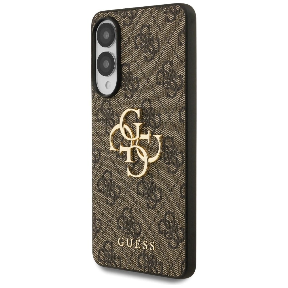 Samsung Galaxy S25 Edge dėklas Guess Big 4G Logo Classic Logo – rudas 1