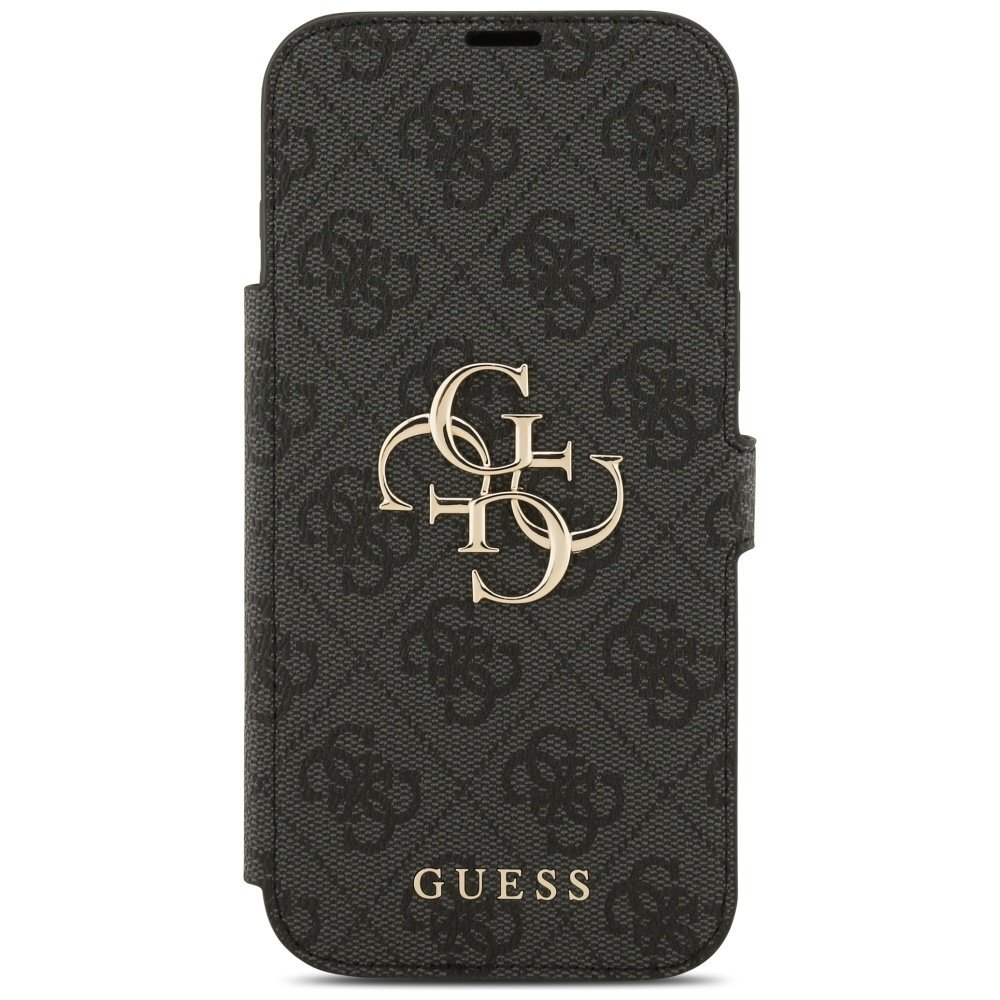 iPhone 17 Pro Max dėklas Guess Book 4G Metal Logo – juodas 2