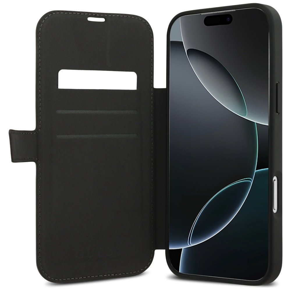 iPhone 17 Pro Max dėklas Guess Book 4G Metal Logo – rudas 5 iPhone 17 Pro Max dėklas Guess Book 4G Metal Logo – rudas 5