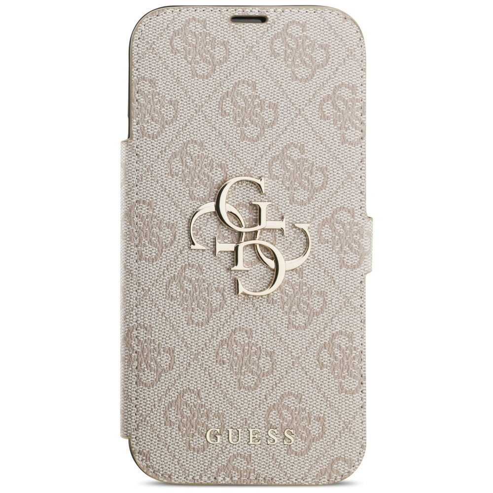 iPhone 17 Pro Max dėklas Guess Book 4G Metal Logo – rožinis 2