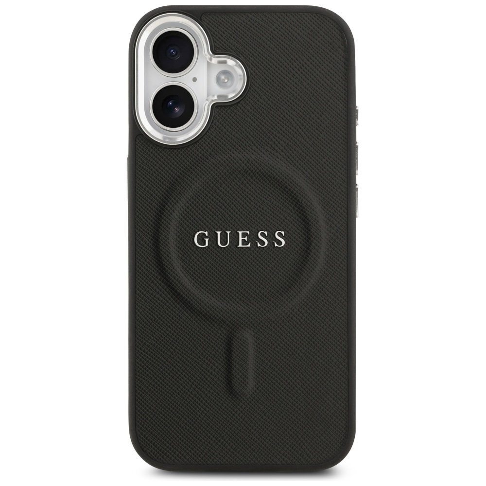 iPhone 17 Guess Classic Logo MagSafe dėklas – juodas 2