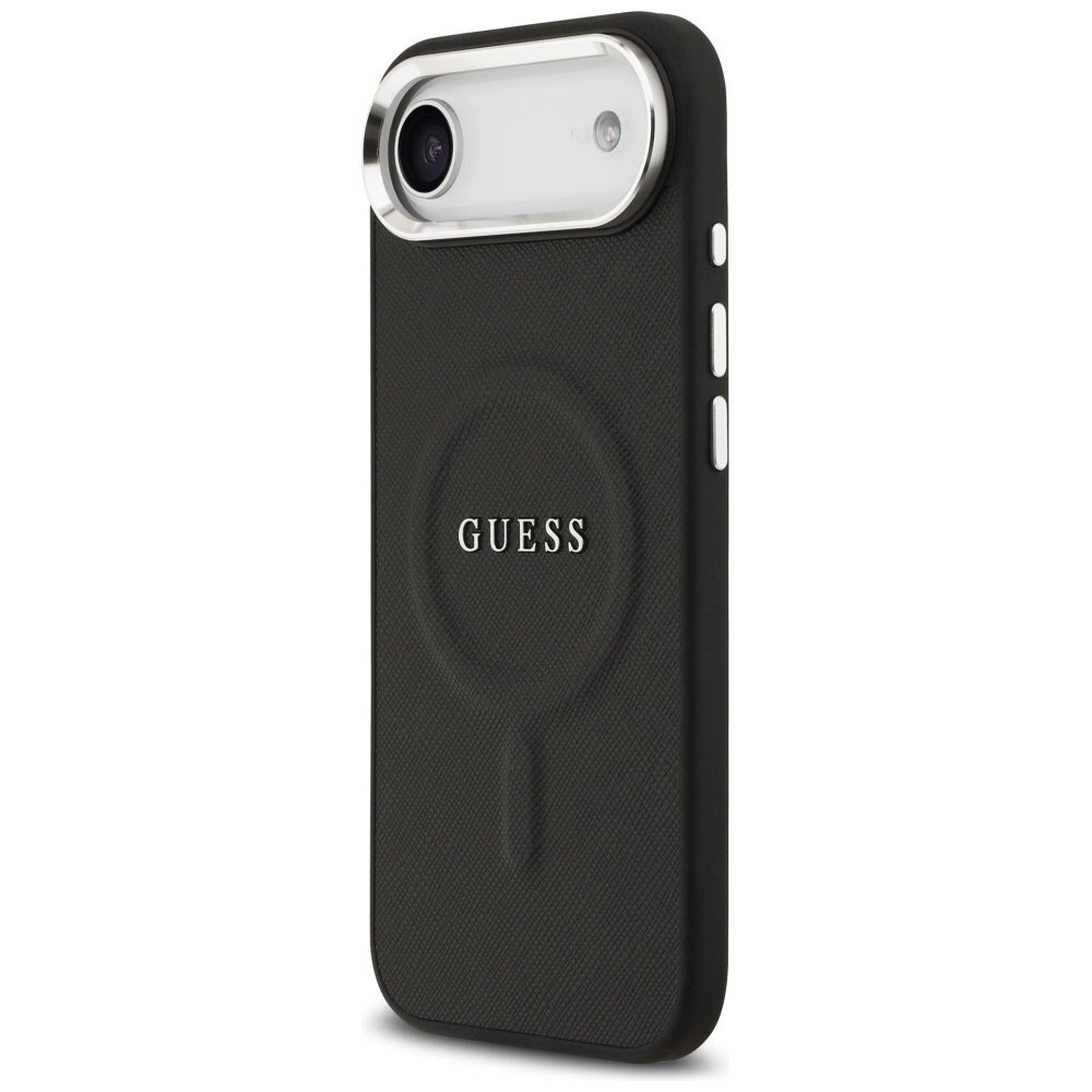 iPhone Air Guess Classic Logo MagSafe dėklas – juodas 1