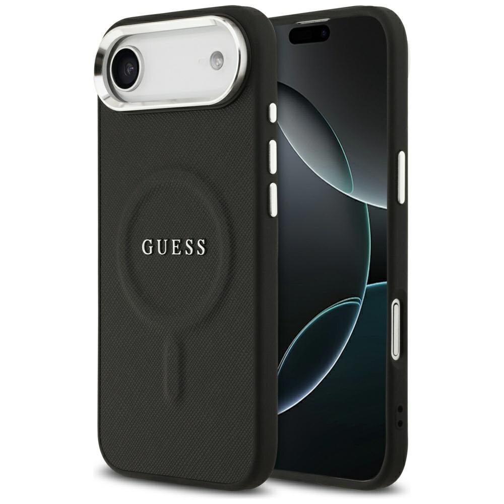 iPhone Air Guess Classic Logo MagSafe dėklas – juodas iPhone Air Guess Classic Logo MagSafe dėklas – juodas
