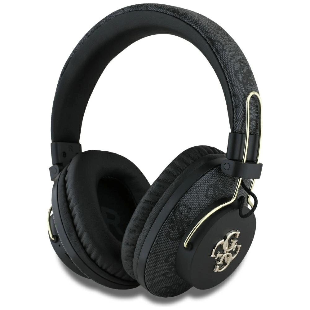 Belaidės ausinės Guess ENC Metal 4G Over-Ear – juodos Belaidės ausinės Guess ENC Metal 4G Over-Ear – juodos