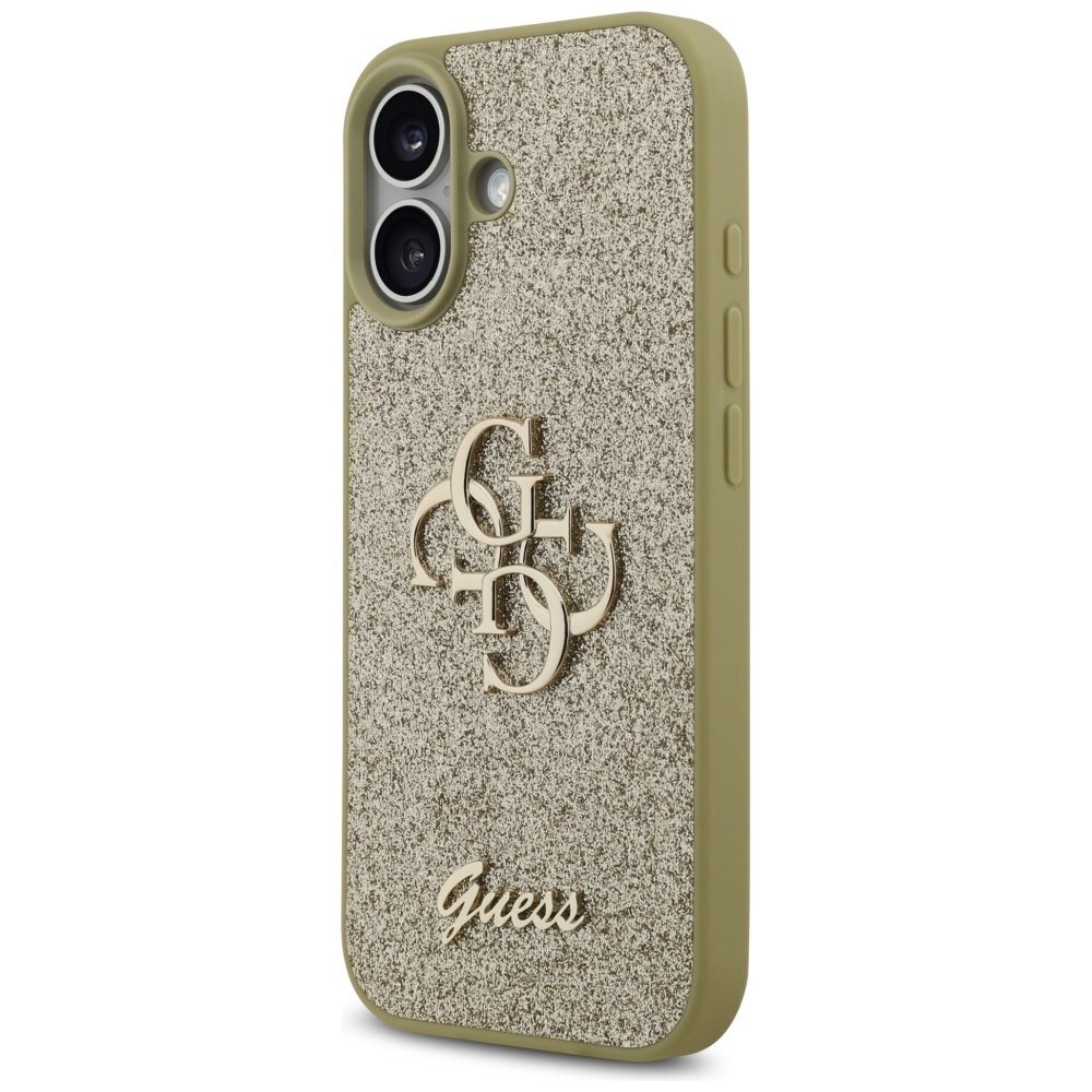 iPhone 17 dėklas Guess Fixed Glitter Big 4G – auksinis 1 iPhone 17 dėklas Guess Fixed Glitter Big 4G – auksinis 1