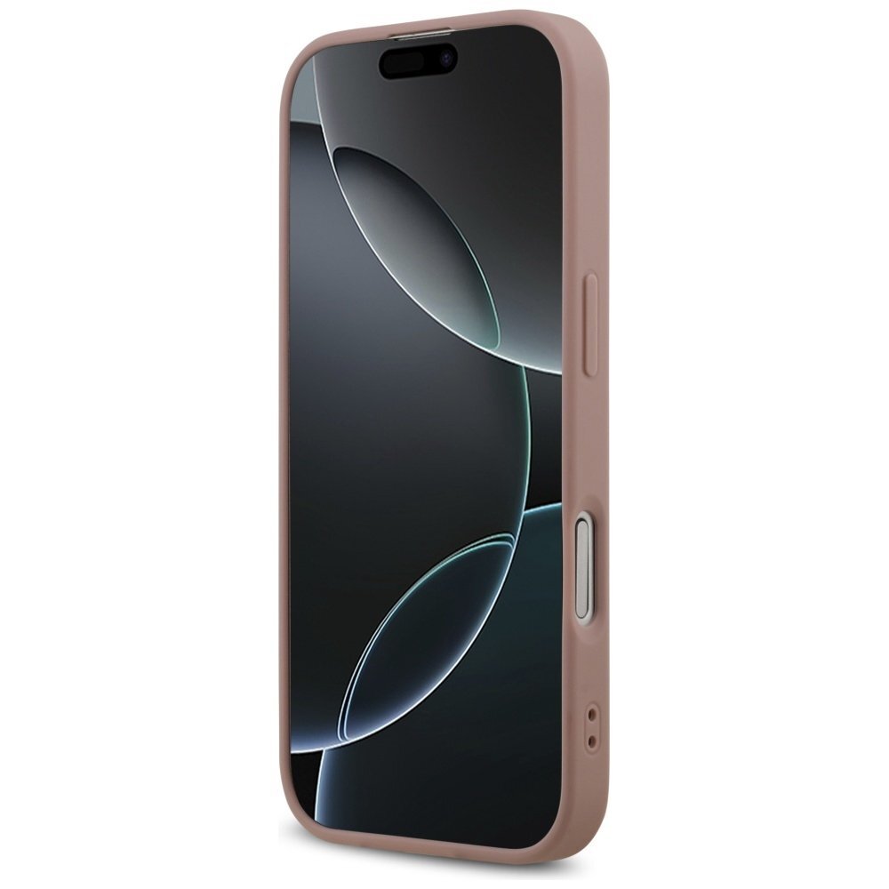 iPhone 17 dėklas Guess Fixed Glitter Big 4G – rožinis 4 iPhone 17 dėklas Guess Fixed Glitter Big 4G – rožinis 4