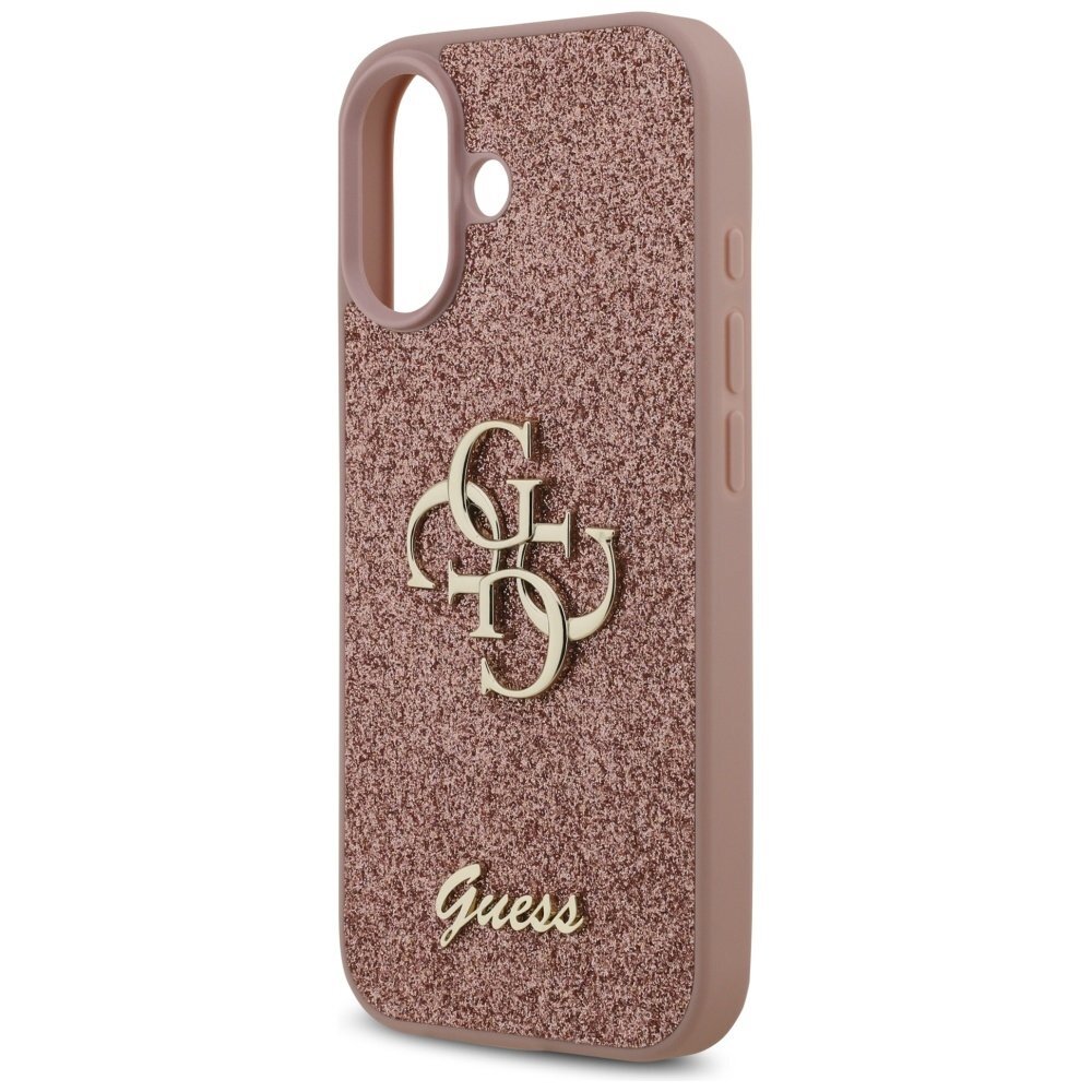 iPhone 17 dėklas Guess Fixed Glitter Big 4G – rožinis 5 iPhone 17 dėklas Guess Fixed Glitter Big 4G – rožinis 5