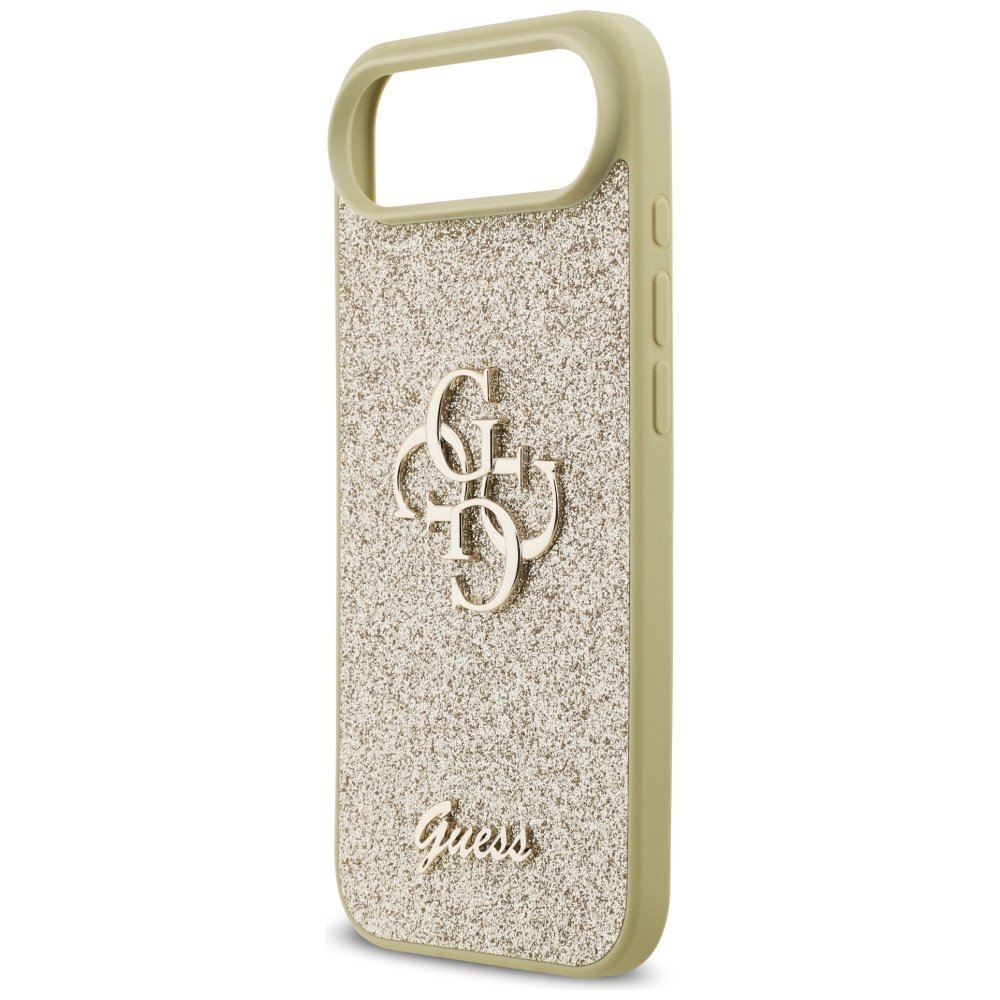 iPhone Air Guess Fixed Glitter Big 4G dėklas – auksinis 5