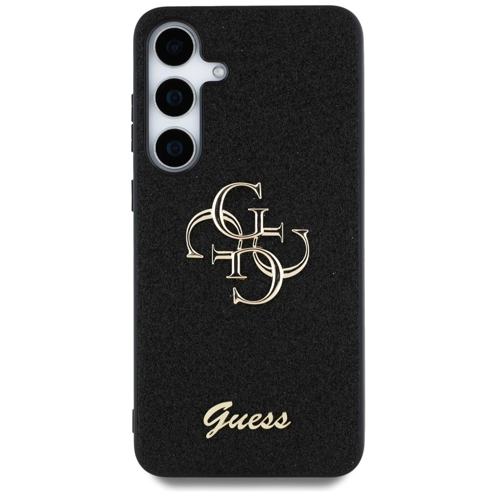 Guess Fixed Glitter Big 4G Metal Logo Dėklas Samsung Galaxy S25 Juodas 2 Guess Fixed Glitter Big 4G Metal Logo Dėklas Samsung Galaxy S25 Juodas 2
