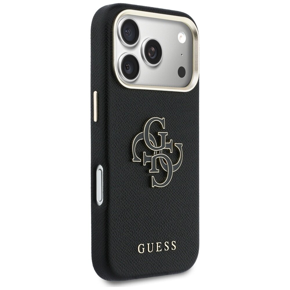 iPhone 17 Pro Max Guess FW Resin Logo dėklas – juodas 3 iPhone 17 Pro Max Guess FW Resin Logo dėklas – juodas 3