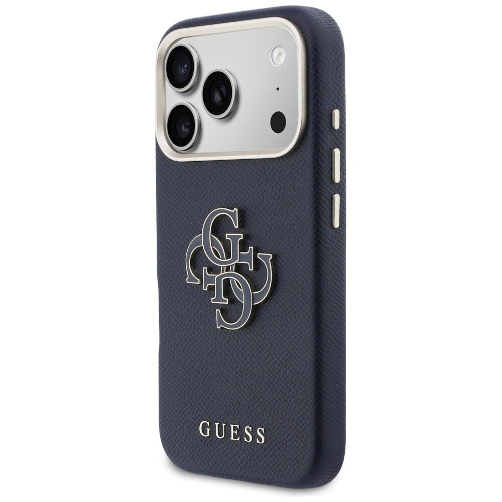 iPhone 17 Pro Max Guess FW Resin Logo dėklas – mėlynas 1 iPhone 17 Pro Max Guess FW Resin Logo dėklas – mėlynas 1