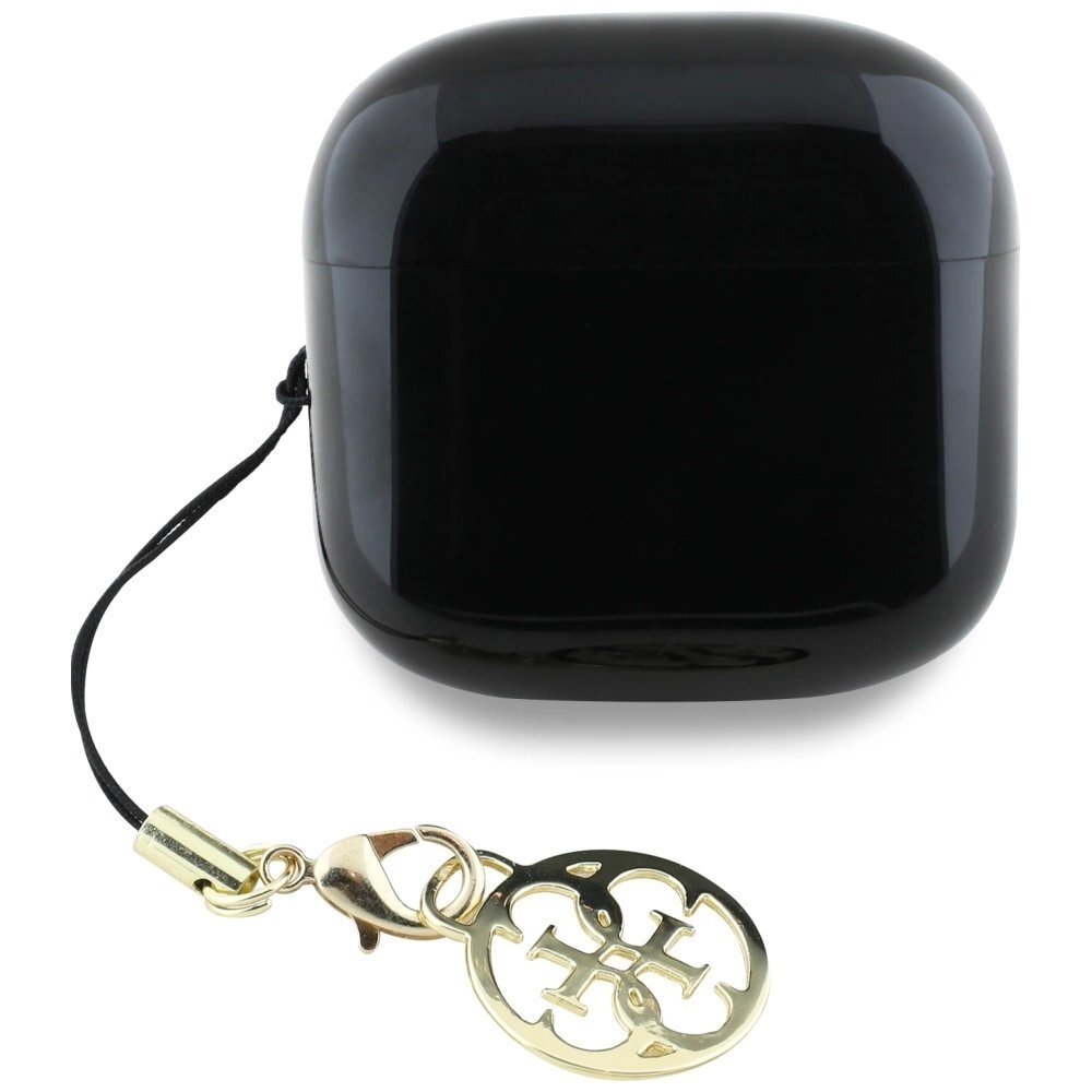 Belaidės ausinės Guess Glossy Effect Printed Classic Logo & Charm TWS – juodos 3