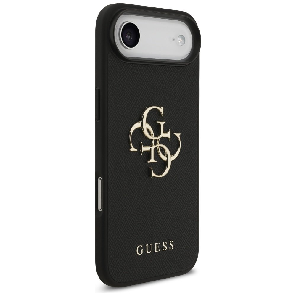 iPhone Air Guess Grained Big 4G & Classic Logo dėklas – juodas 3