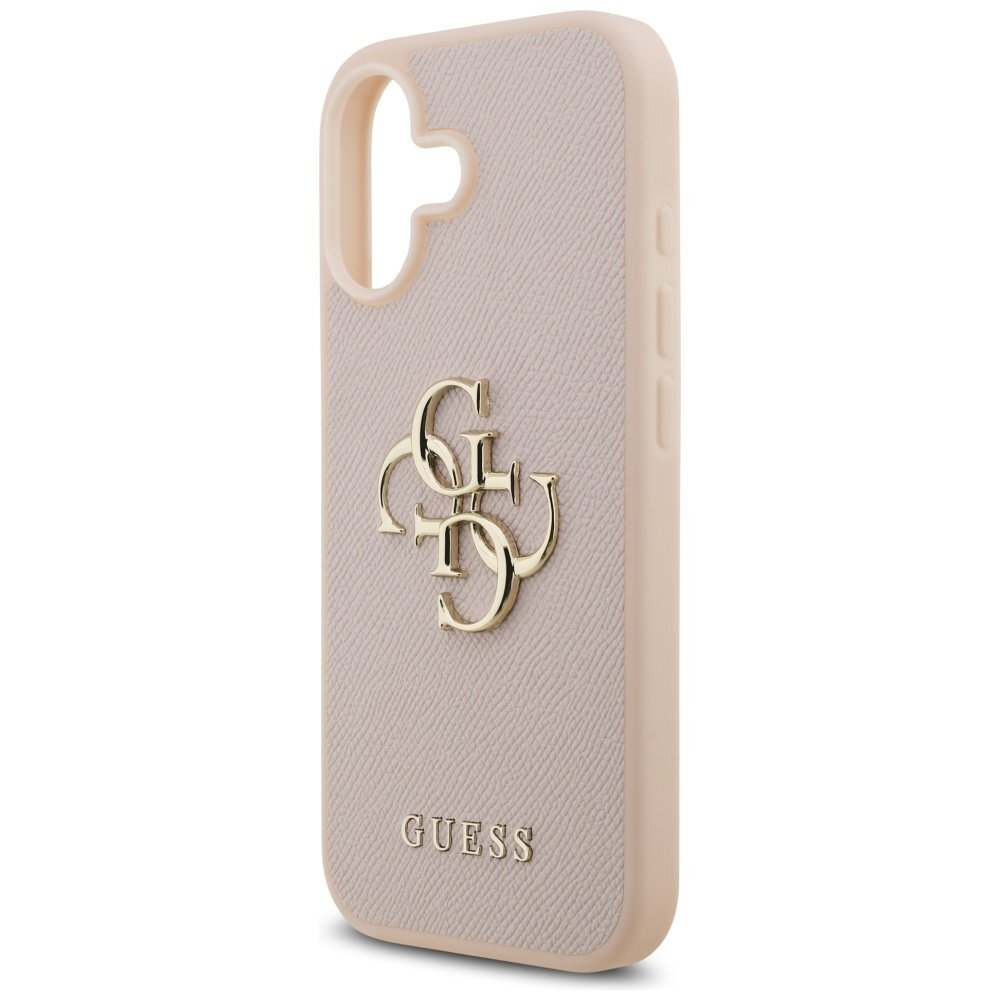 iPhone 17 dėklas Guess Grained Big 4G & Classic Logo – rožinis 5 iPhone 17 dėklas Guess Grained Big 4G & Classic Logo – rožinis 5
