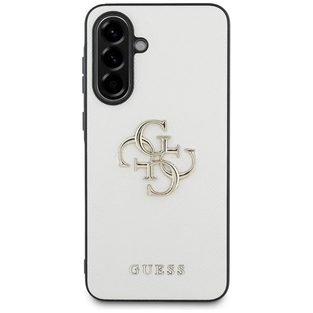 Guess Grained Big 4G Logo Small Classic Logo Dėklas skirtas Samsung Galaxy A56 - beige 1