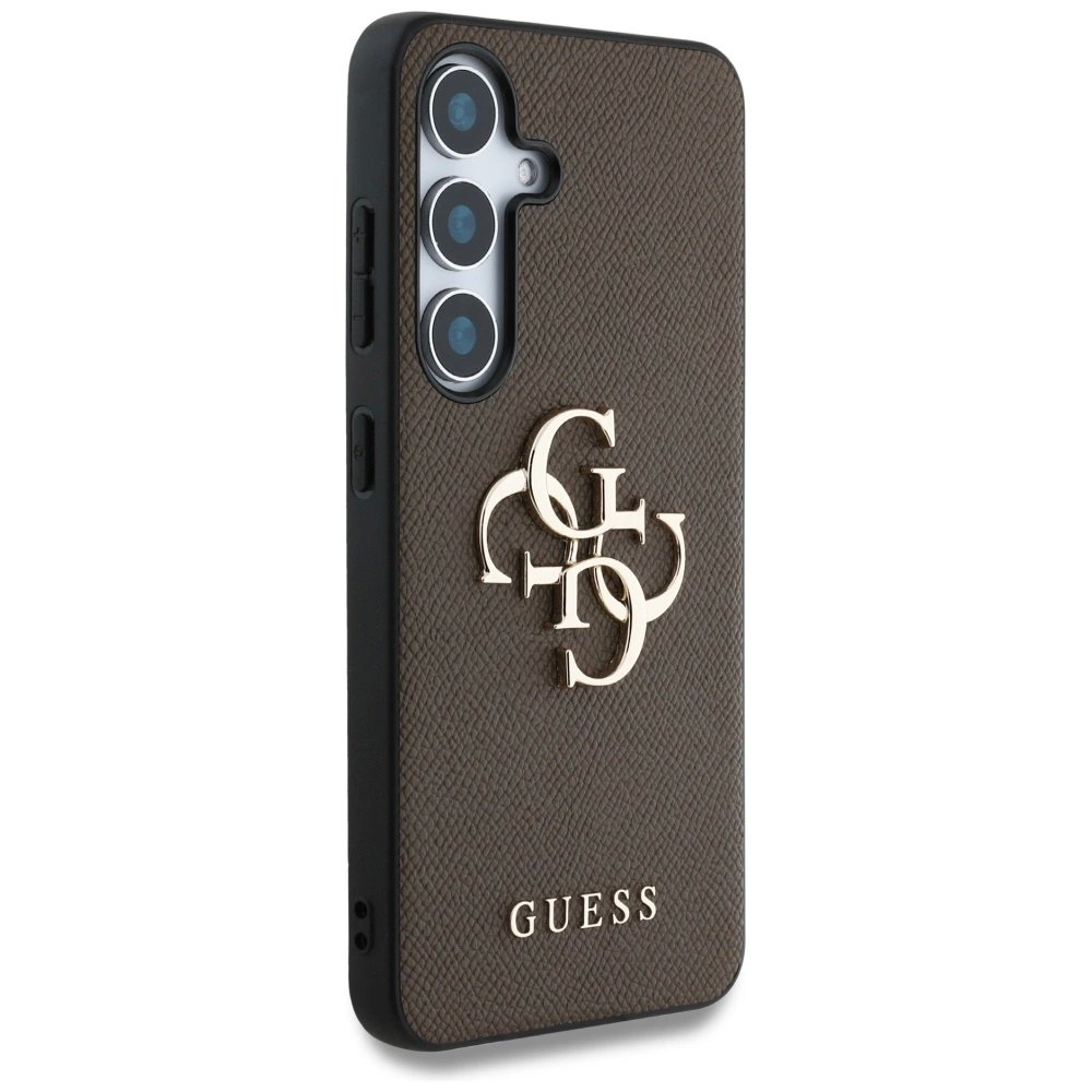 Guess Grained Big 4G Logo Small Classic Logo Dėklas Samsung Galaxy S25 Plus Rudas 3 Guess Grained Big 4G Logo Small Classic Logo Dėklas Samsung Galaxy S25 Plus Rudas 3