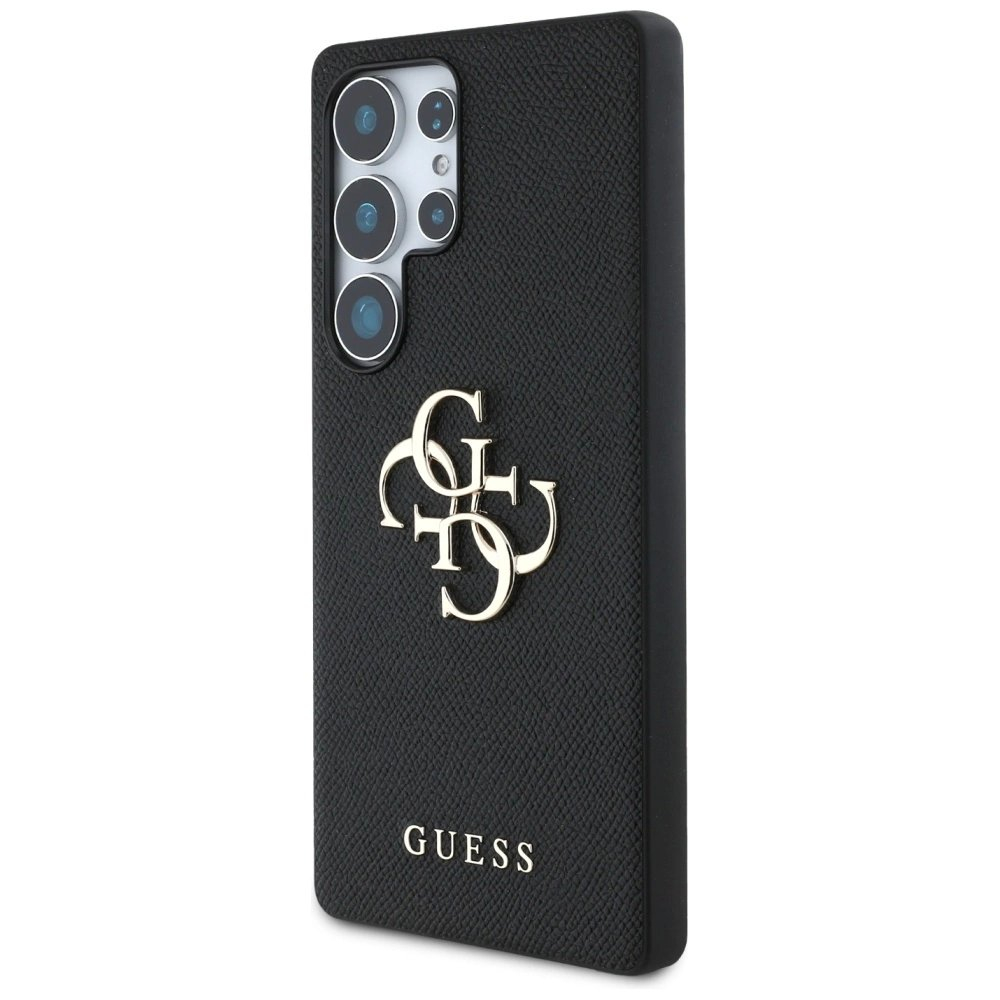 Guess Grained Big 4G Logo Small Classic Logo Dėklas Samsung Galaxy S25 Ultra Juodas 1 Guess Grained Big 4G Logo Small Classic Logo Dėklas Samsung Galaxy S25 Ultra Juodas 1