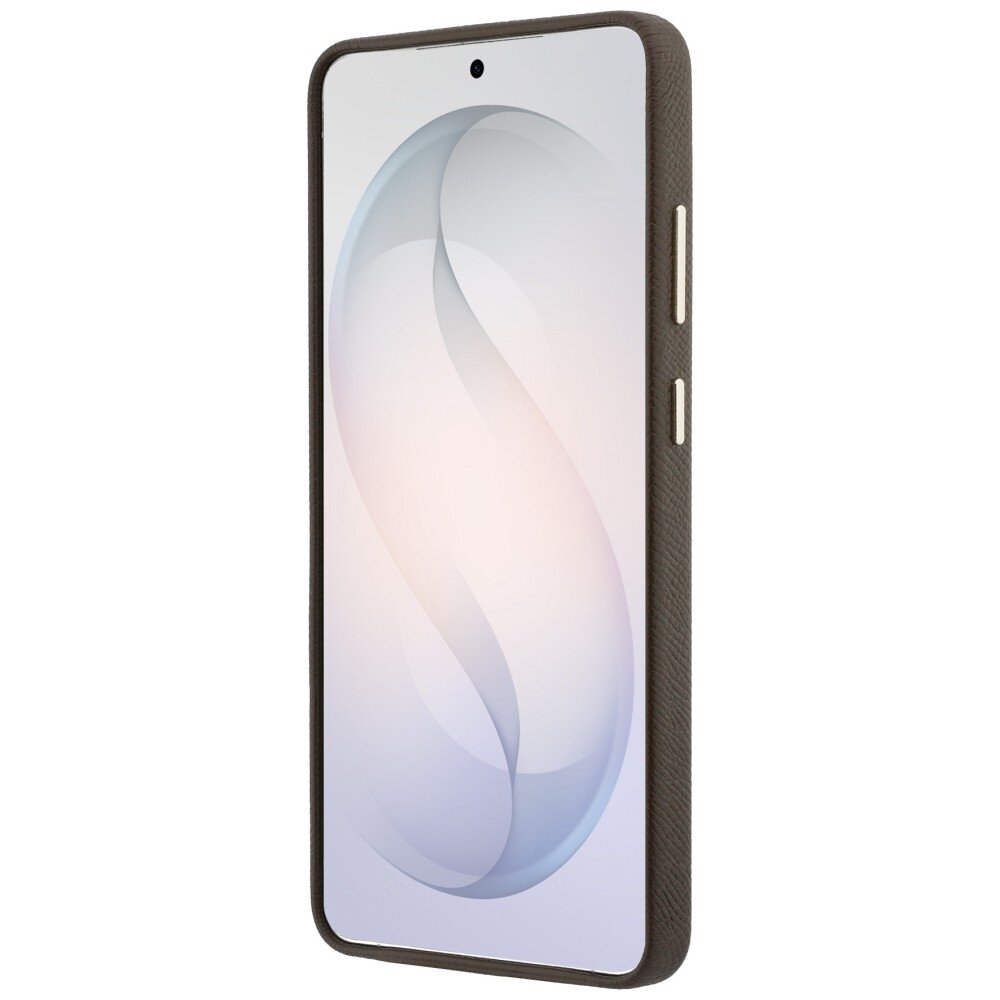 Samsung Galaxy S26 Ultra Guess Grained Big 4G Metal Logo dėklas – rudas 4