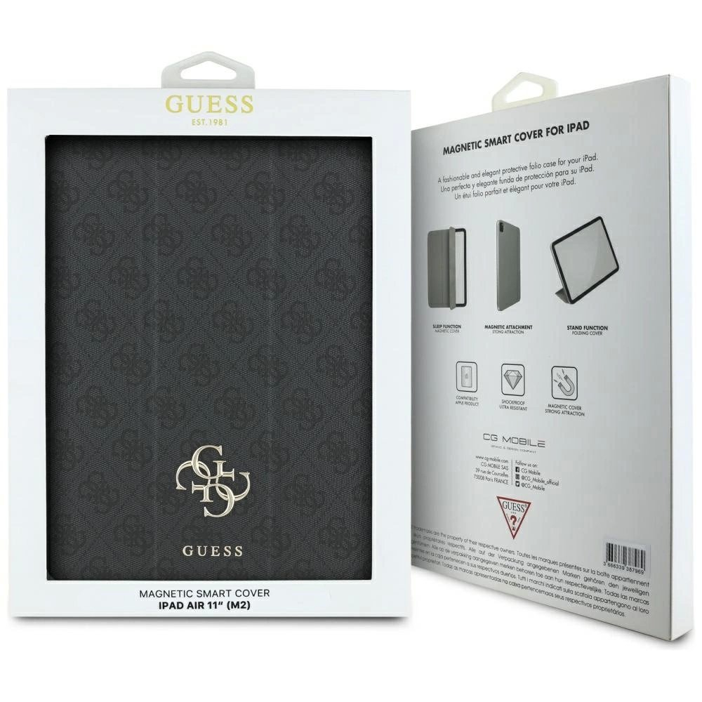 Guess GUFC11RM24PS4SGK iPad Air 11" 2024 Juodas/Juodas Magnetinis 4G Big Logo 5 Guess GUFC11RM24PS4SGK iPad Air 11" 2024 Juodas/Juodas Magnetinis 4G Big Logo 5