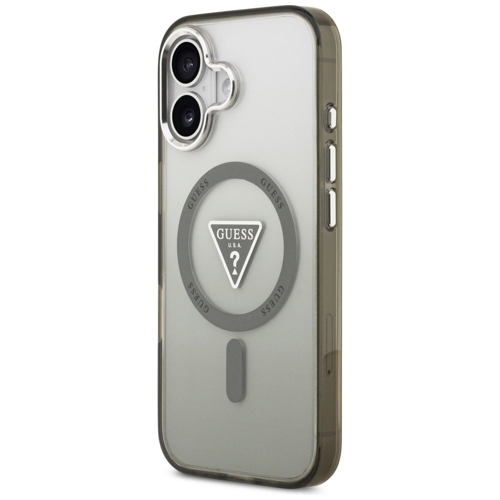 iPhone 17 Guess IML Gradient Triangle Logo MagSafe dėklas – alyvinis 1 iPhone 17 Guess IML Gradient Triangle Logo MagSafe dėklas – alyvinis 1