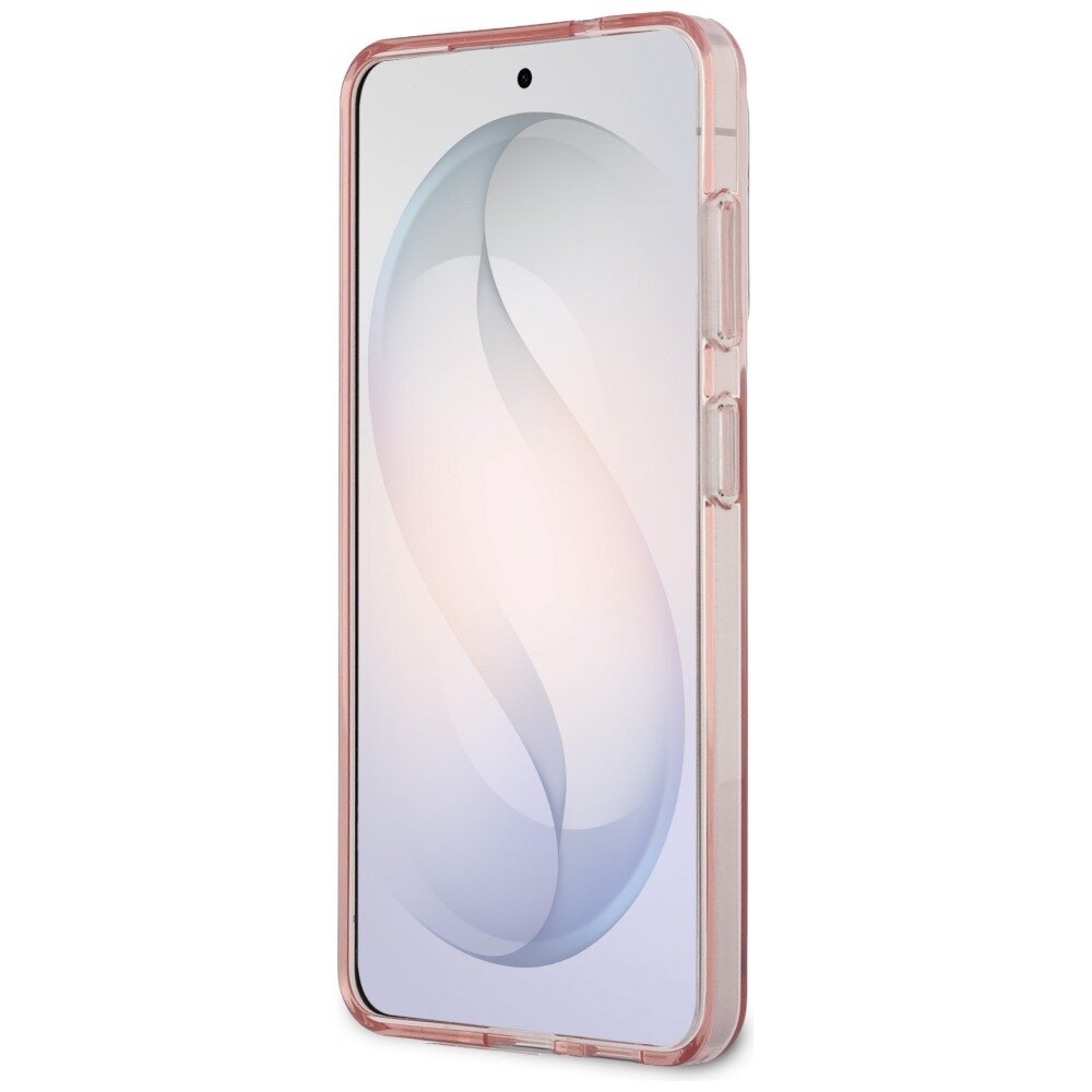 Samsung Galaxy S26 Guess IML Gradient Triangle MagSafe dėklas – rožinis 4 Samsung Galaxy S26 Guess IML Gradient Triangle MagSafe dėklas – rožinis 4