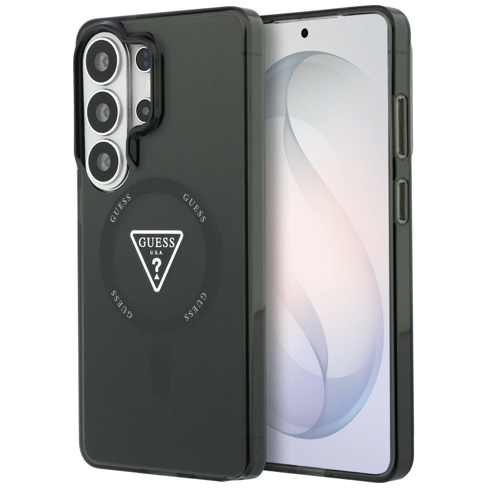 Samsung Galaxy S26 Ultra Guess IML Gradient Triangle MagSafe dėklas – juodas Samsung Galaxy S26 Ultra Guess IML Gradient Triangle MagSafe dėklas – juodas