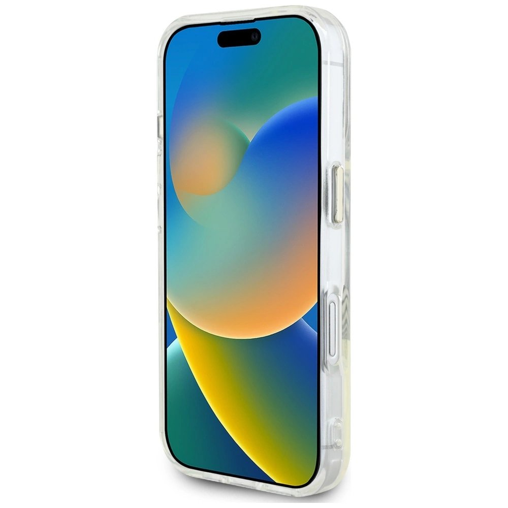 iPhone 16 Guess IML Metal Colored Circle Classic Logo MagSafe dėklas - pilkas 4 iPhone 16 Guess IML Metal Colored Circle Classic Logo MagSafe dėklas - pilkas 4