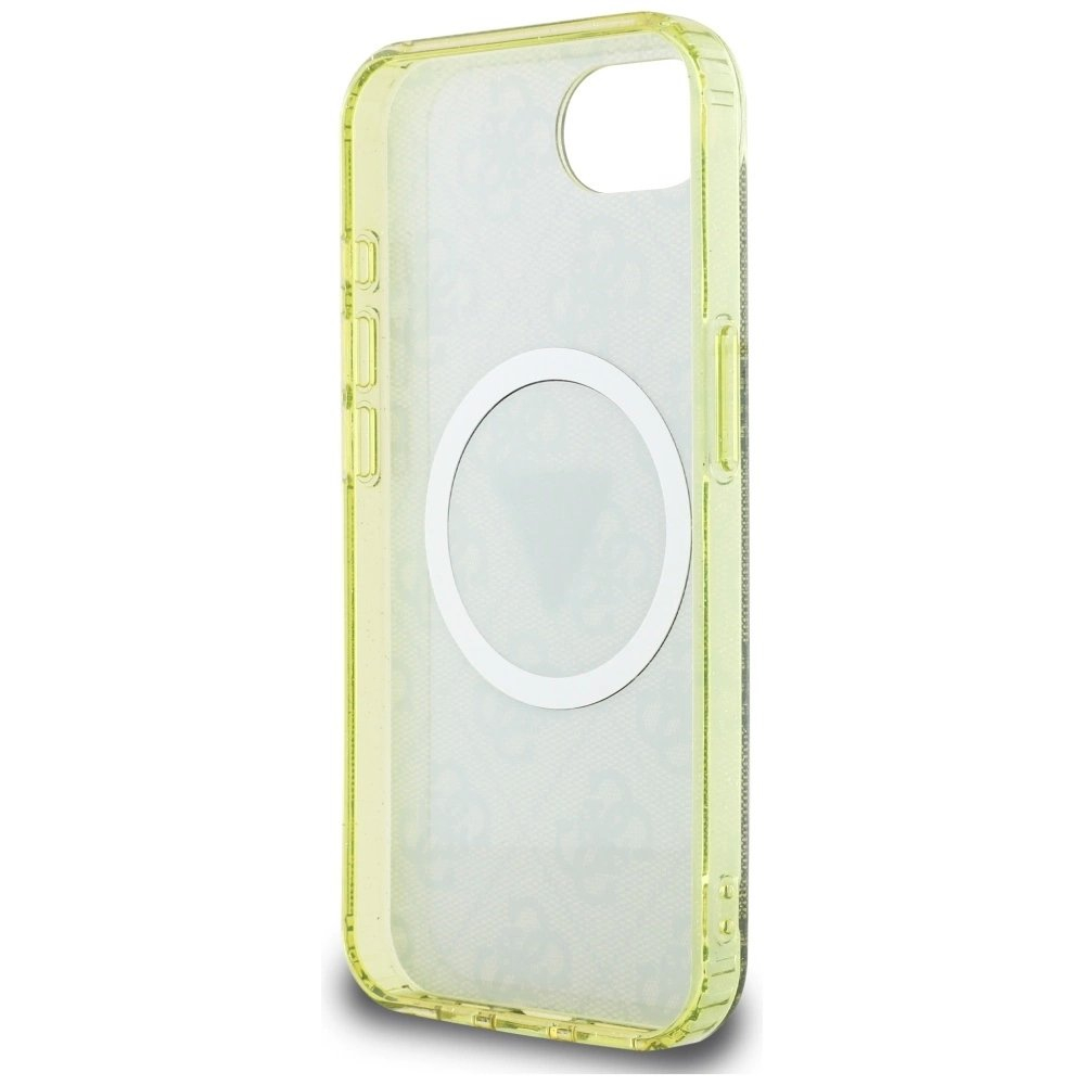 iPhone 16e – Guess IML Metal Glitter 4G Circle Triangle MagSafe dėklas - Rudas 6 iPhone 16e – Guess IML Metal Glitter 4G Circle Triangle MagSafe dėklas - Rudas 6