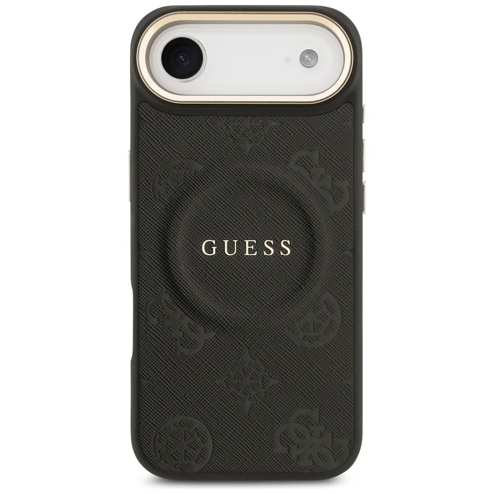 iPhone Air Guess Peony Hot Stamp dėklas su MagSafe – juodas 2 iPhone Air Guess Peony Hot Stamp dėklas su MagSafe – juodas 2