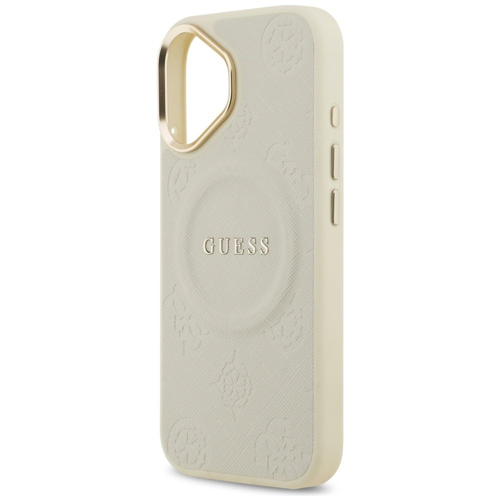 iPhone 17 Guess Peony Hot Stamp MagSafe dėklas – smėlinis 5 iPhone 17 Guess Peony Hot Stamp MagSafe dėklas – smėlinis 5