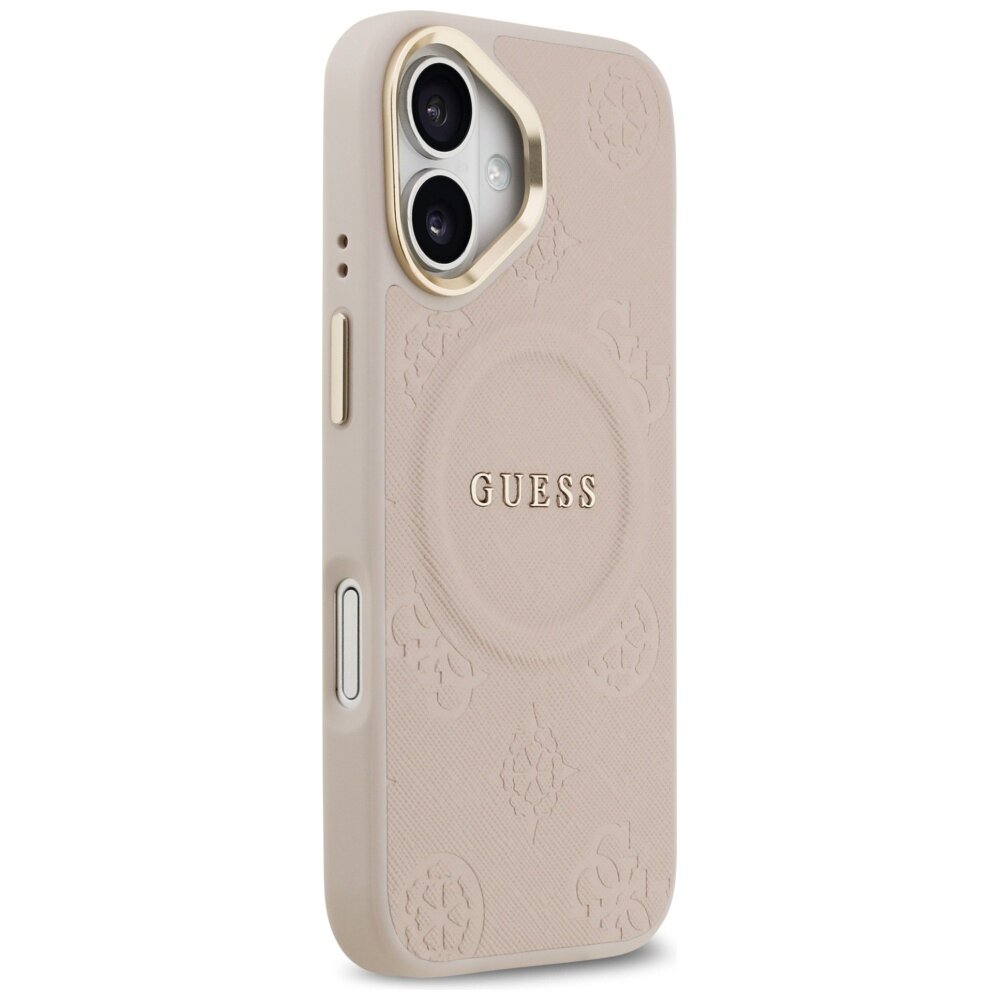 iPhone 17 Guess Peony Hot Stamp MagSafe dėklas – rožinis 3