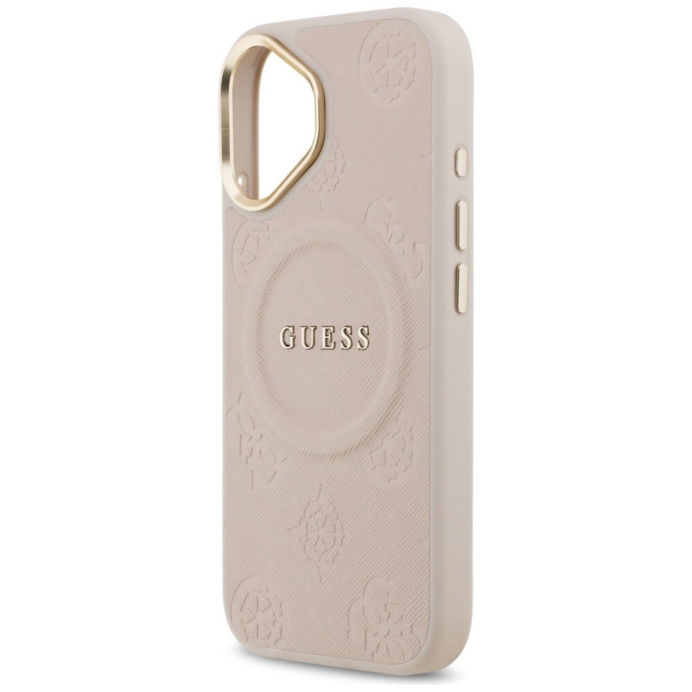 iPhone 17 Guess Peony Hot Stamp MagSafe dėklas – rožinis 5