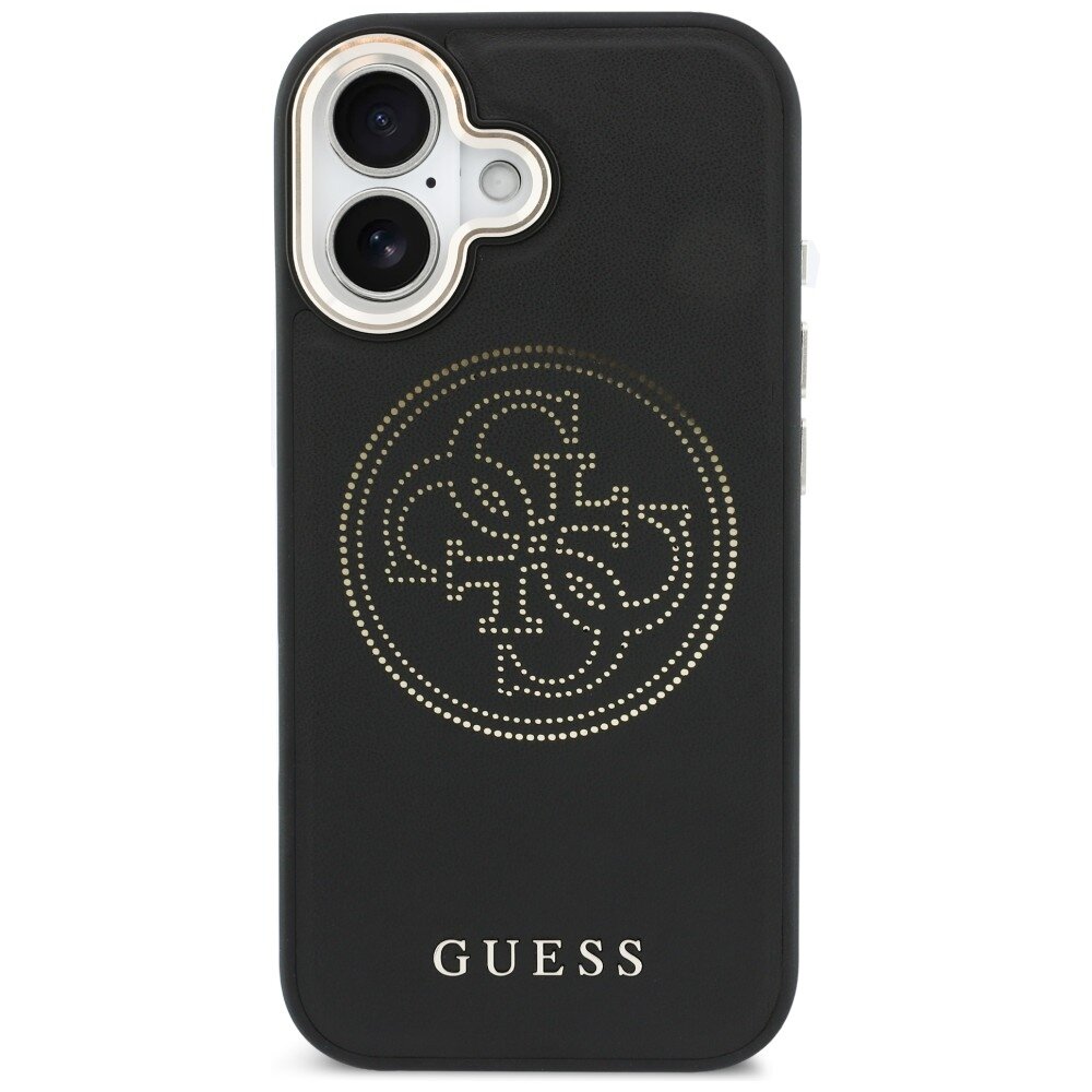 iPhone 17 Guess Perforated 4G MagSafe dėklas – juodas 2