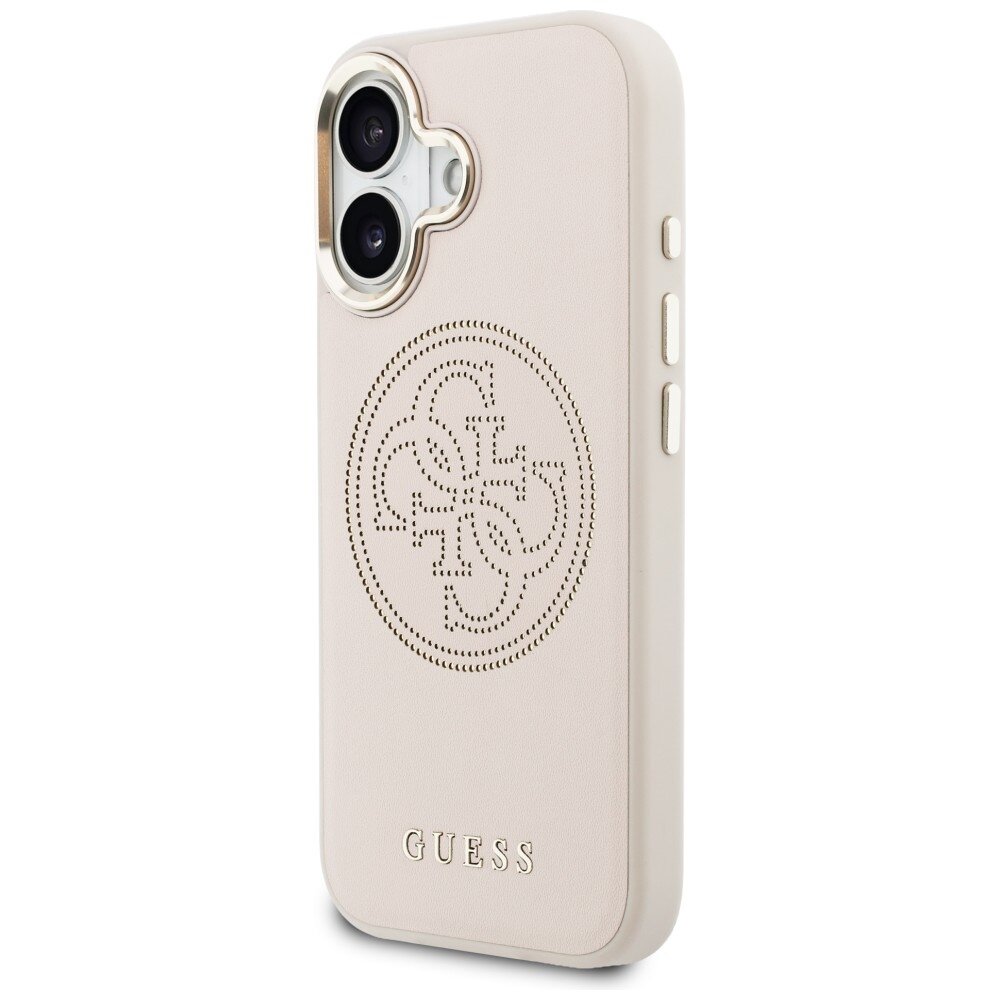iPhone 17 Guess Perforated 4G MagSafe dėklas – rožinis 1