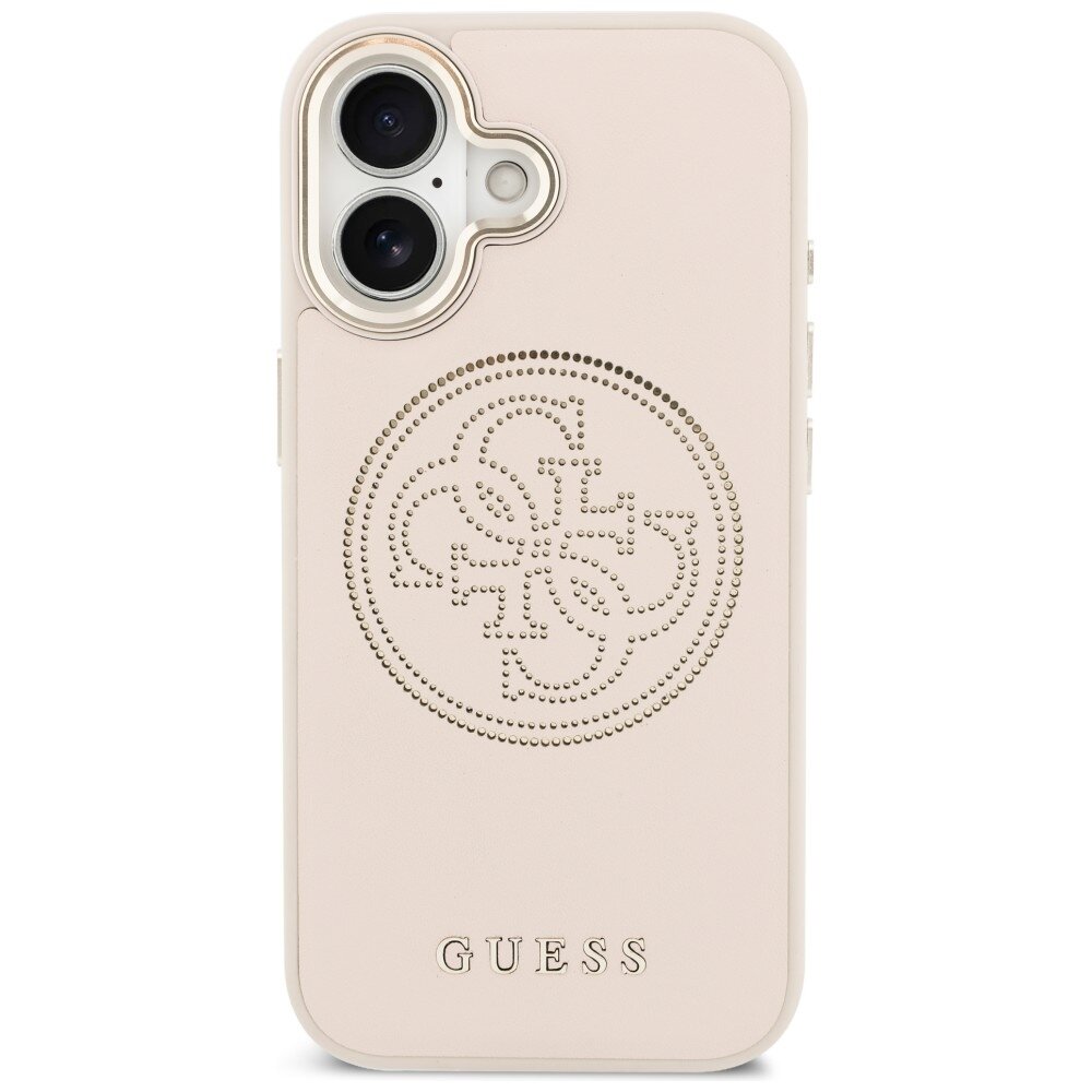 iPhone 17 Guess Perforated 4G MagSafe dėklas – rožinis 2