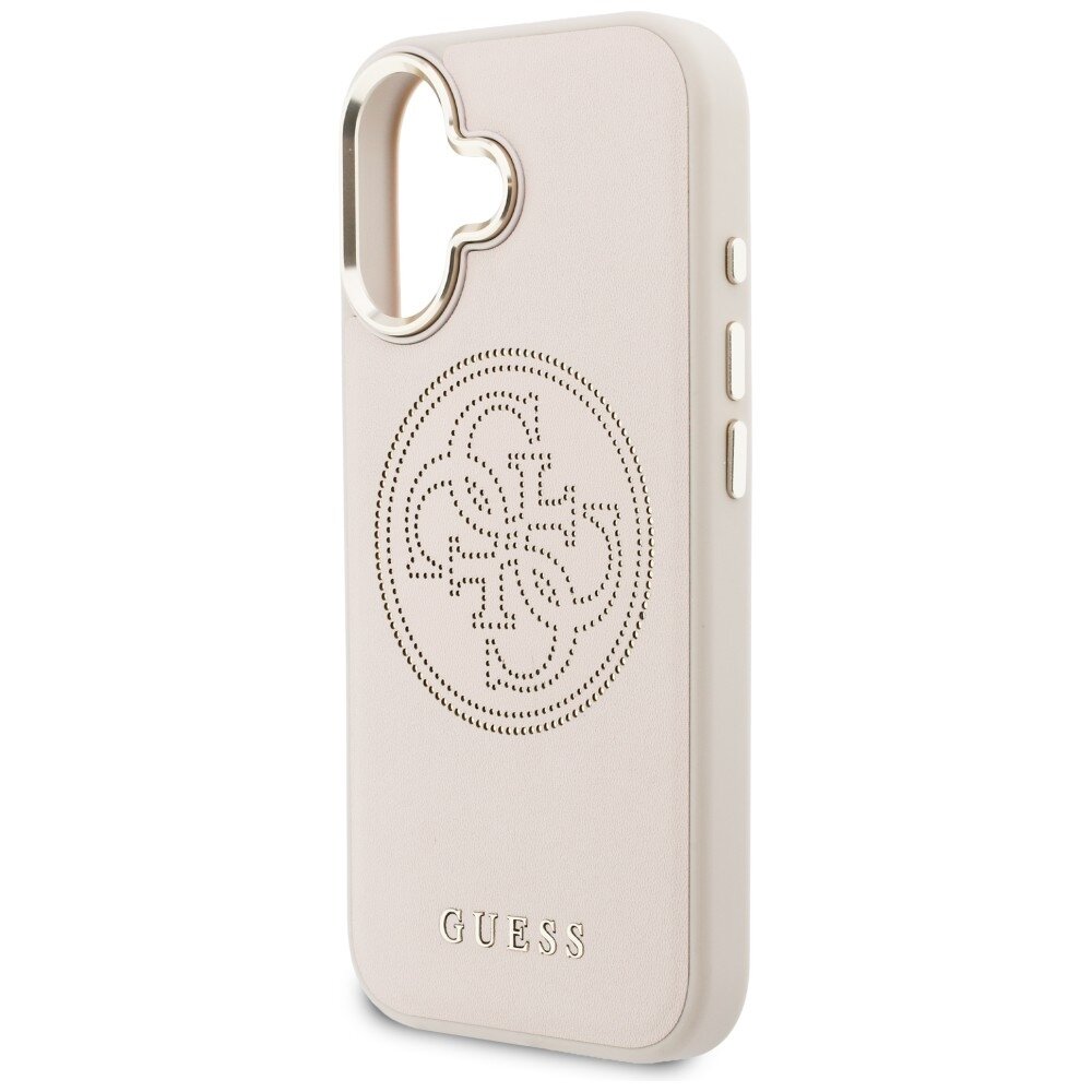 iPhone 17 Guess Perforated 4G MagSafe dėklas – rožinis 5