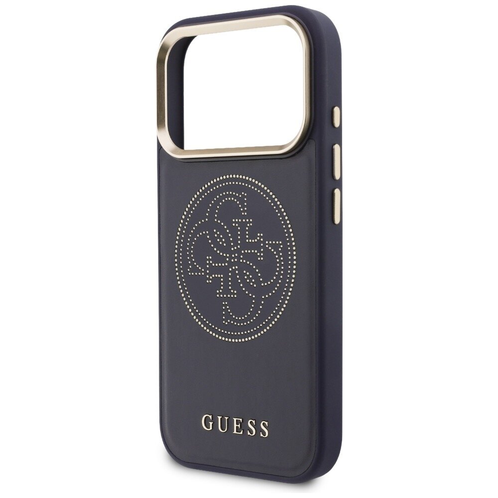 iPhone 17 Pro Max Guess Perforated 4G MagSafe dėklas – mėlynas 5 iPhone 17 Pro Max Guess Perforated 4G MagSafe dėklas – mėlynas 5