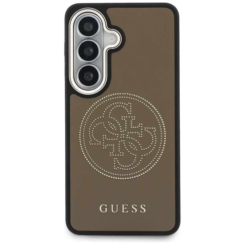 Samsung Galaxy S26 Guess Perforated Logo MagSafe dėklas – rudas 2