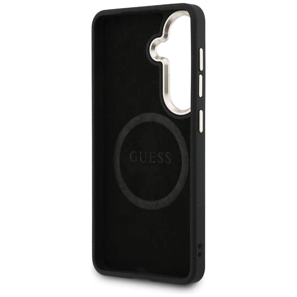 Samsung Galaxy S26 Guess Perforated Logo MagSafe dėklas – rudas 6