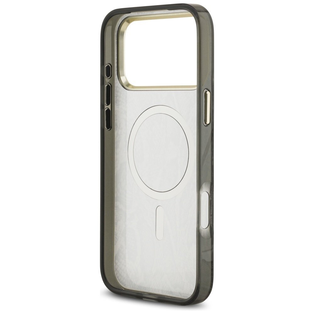 iPhone 17 Pro Max Guess Python Pattern MagSafe dėklas – juodas 6 iPhone 17 Pro Max Guess Python Pattern MagSafe dėklas – juodas 6